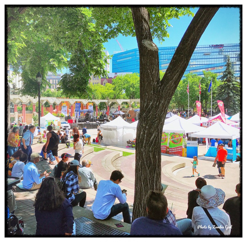 Street festival in Calgary 